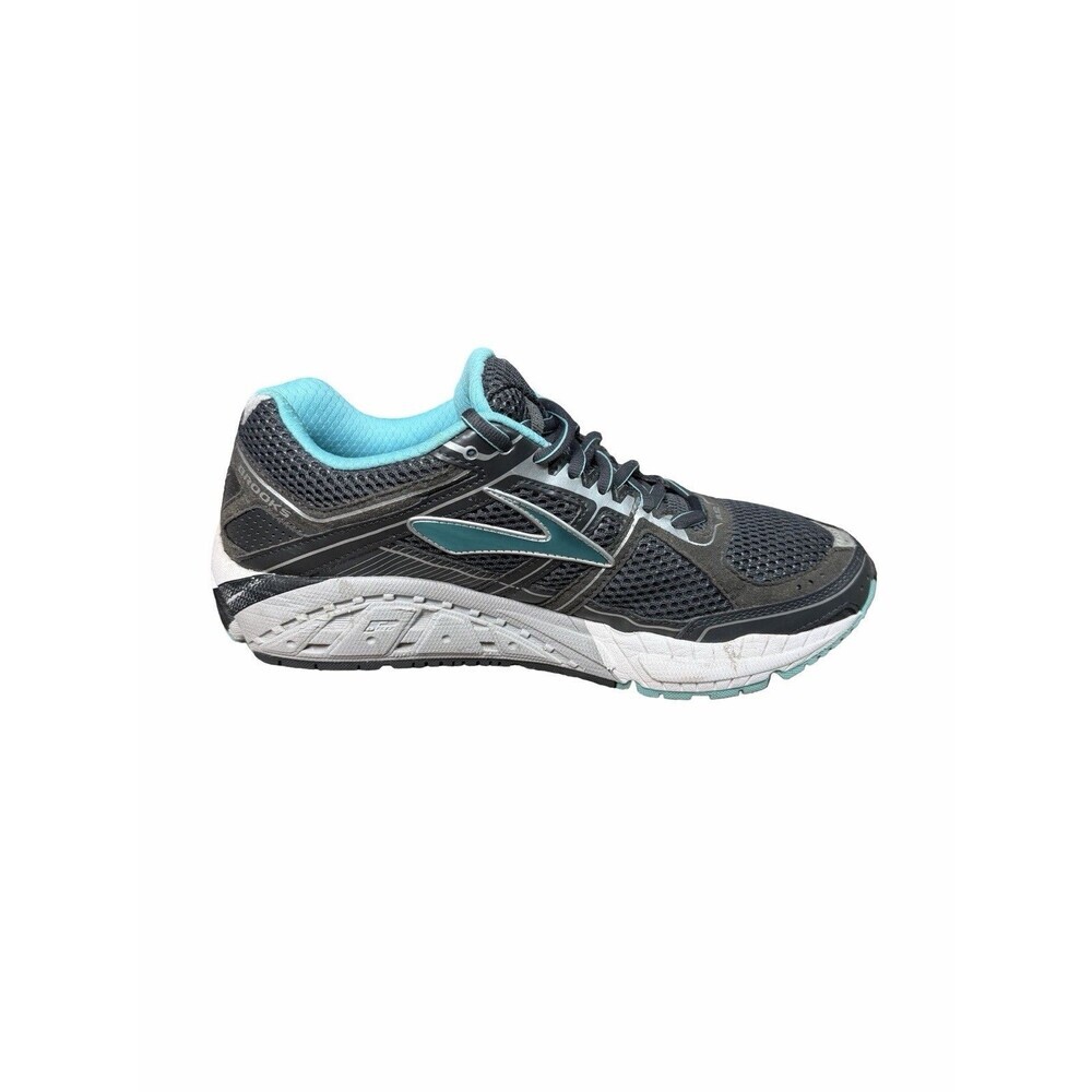 Brooks Addiction 12 Running Shoes Women's Size 9.5 B Grey Teal A12 DNA Sneakers - Picture 4 of 9
